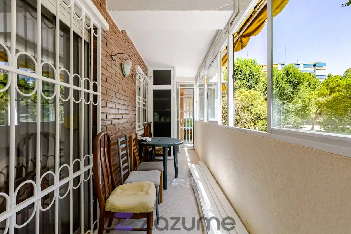Terraza de Piso de alquiler en Móstoles con Calefacción, Parquet y Terraza