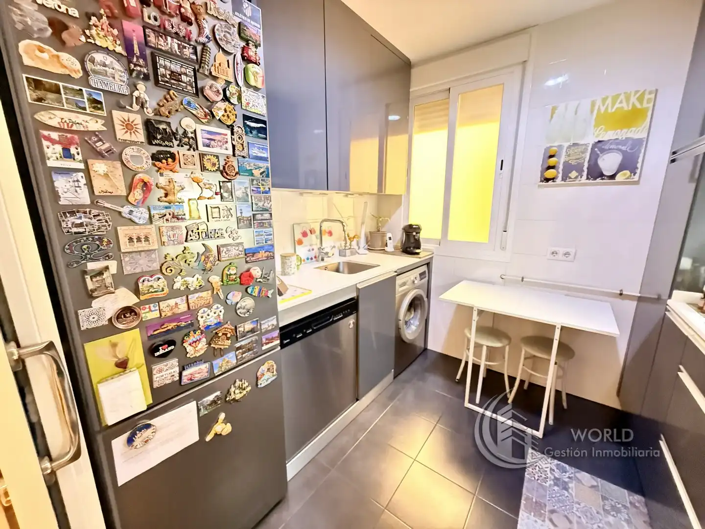 Küche von Wohnung zum Verkauf in Madrid mit Klimaanlage, Heizung und Möbliert