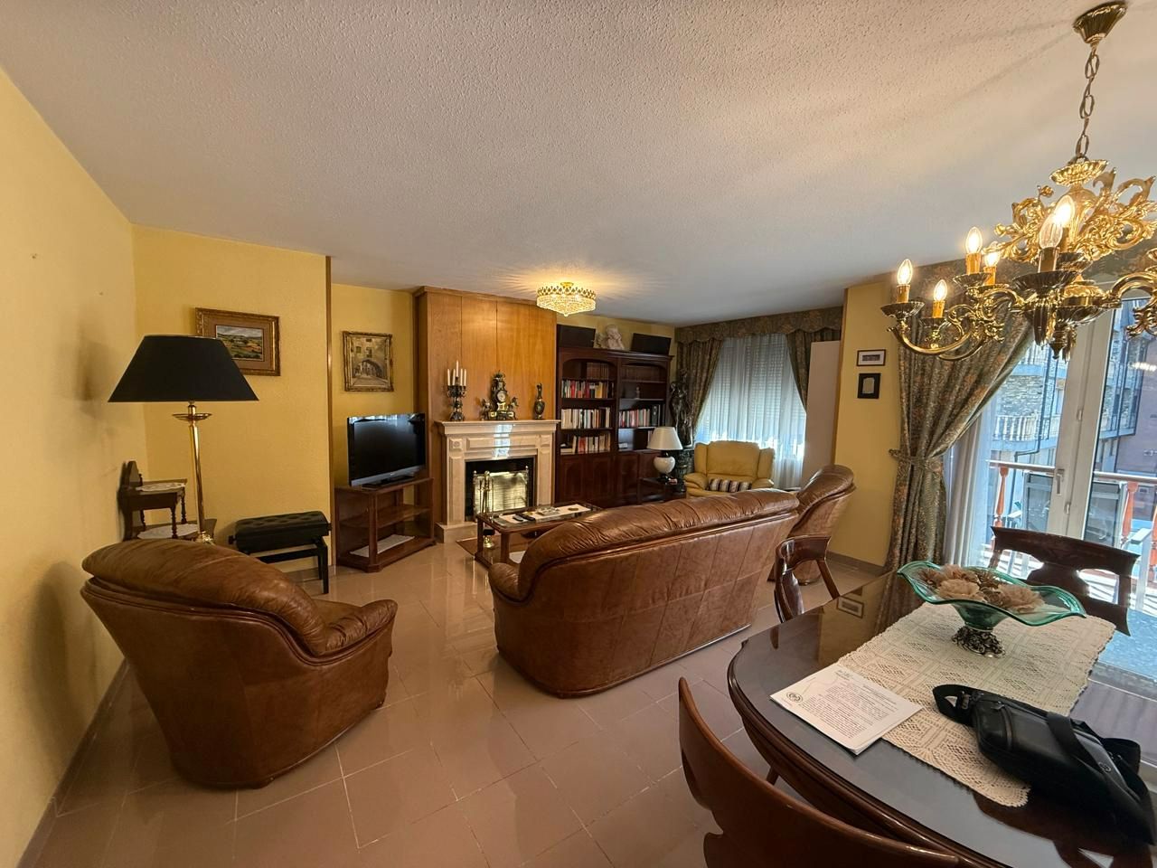 Sala de estar de Piso de alquiler en Encamp con Calefacción, Amueblado y Horno