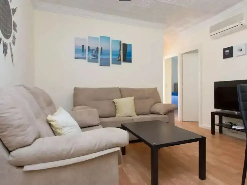 Sala d'estar de Pis de lloguer en Getafe amb Aire condicionat