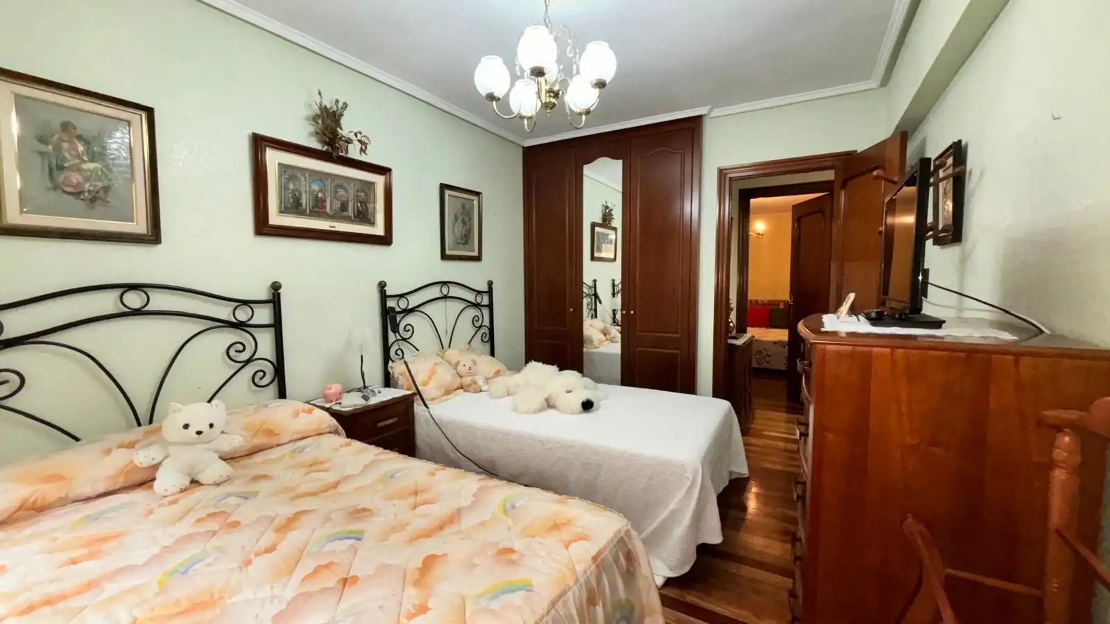 Schlafzimmer von Wohnung zum Verkauf in Ugao- Miraballes mit Heizung und Terrasse