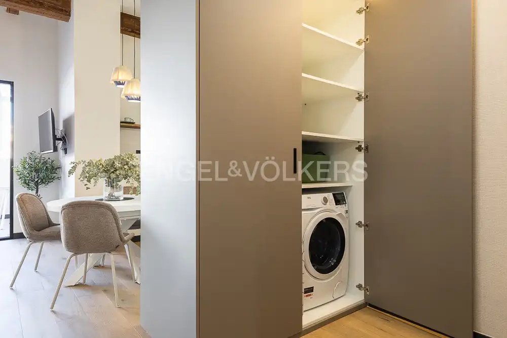 Kitchen of Flat for rent in Valencia  with Air Conditioner, Heating and Terrace