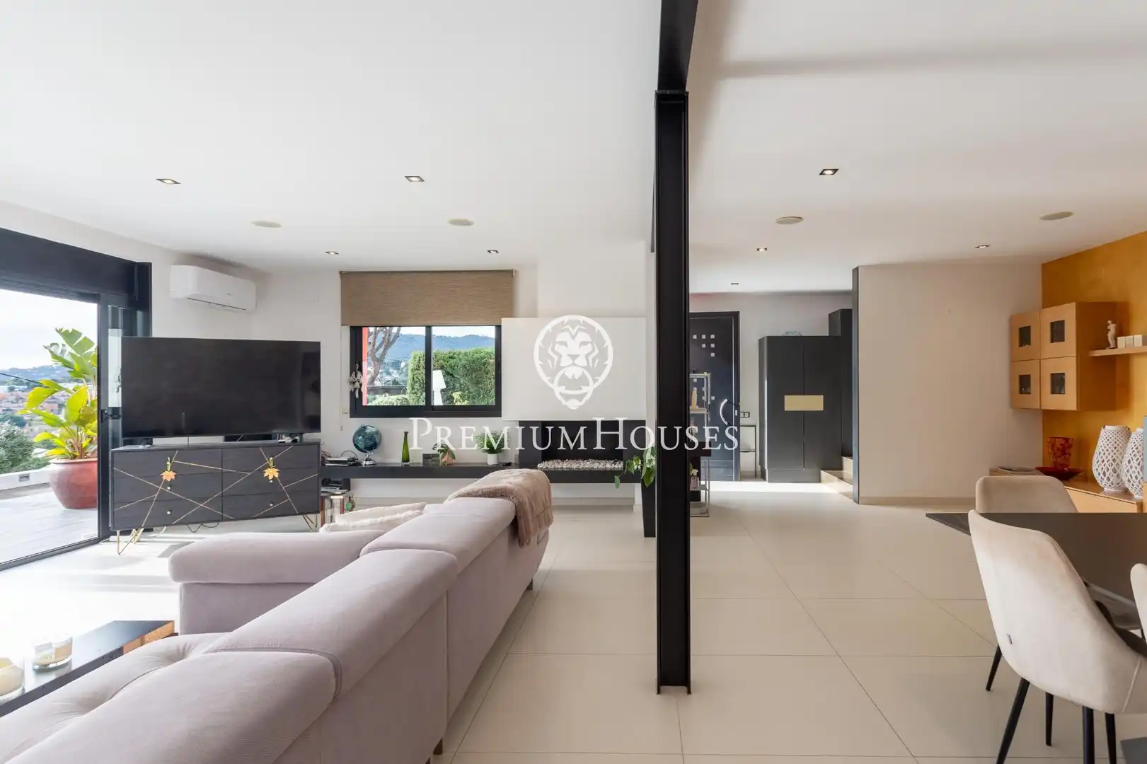Living room of Houses for rent in Cabrils  with Air Conditioner, Heating and Private garden