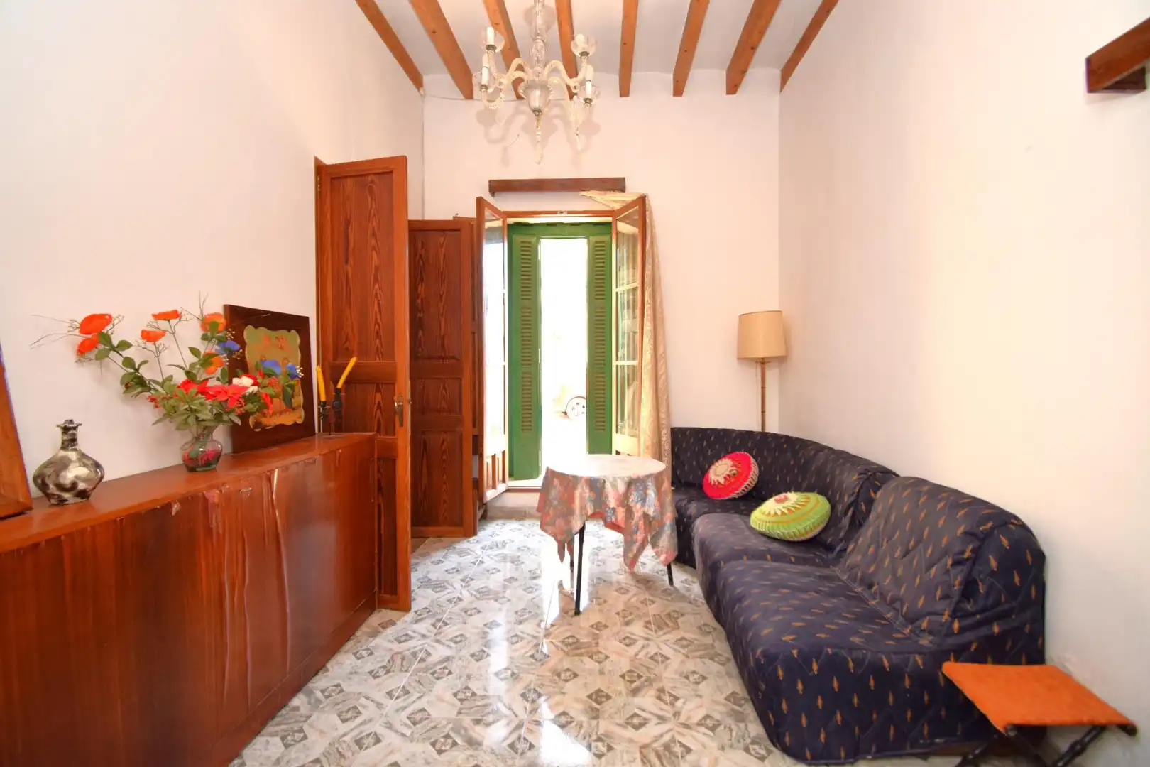 Wohnzimmer von Haus oder Chalet zum Verkauf in Llubí mit Privatgarten
