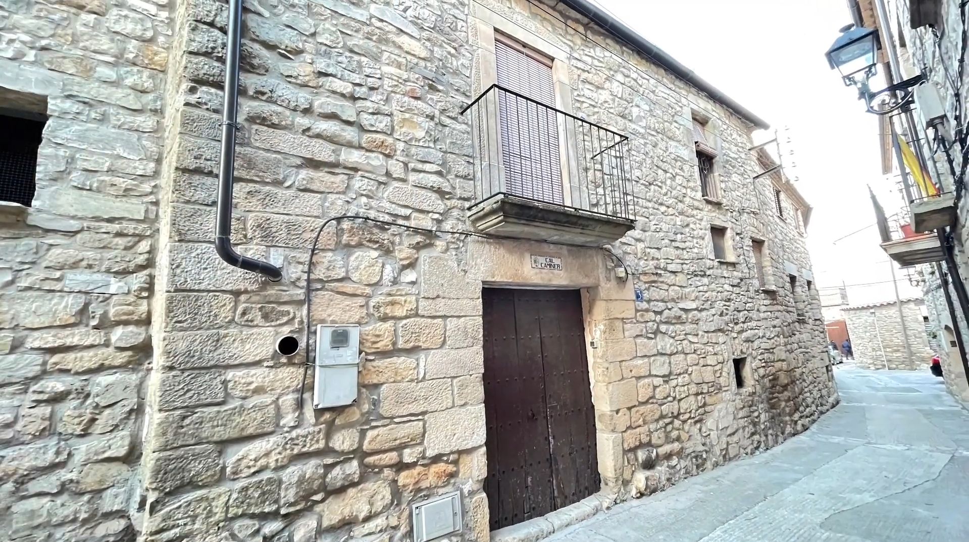 Vista exterior de Casa adosada en venta en Passanant i Belltall con Calefacción, Terraza y Amueblado