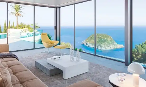 Living room of Houses for sale in Jávea / Xàbia  with Air Conditioner