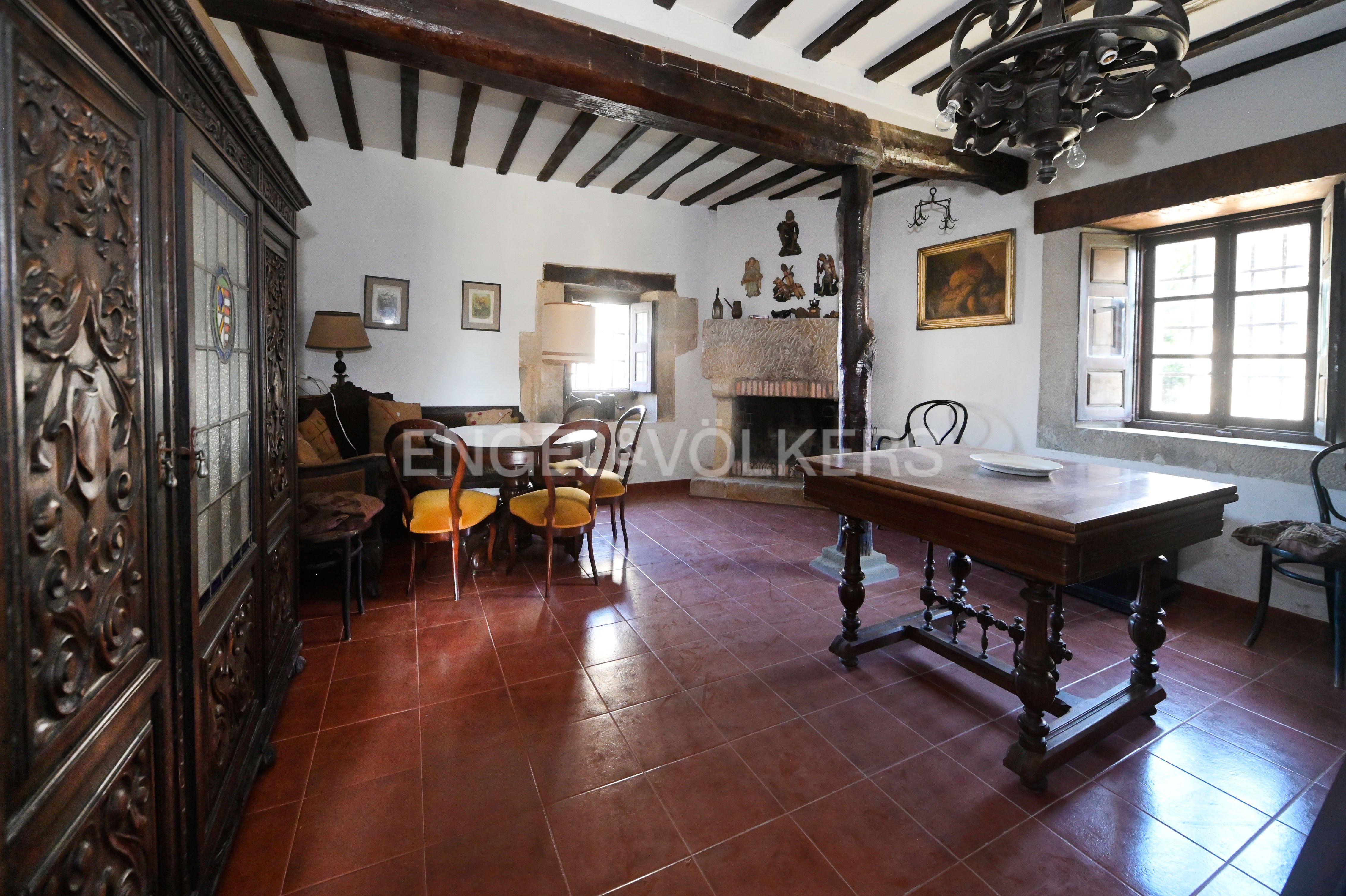 Menjador de Casa o xalet en venda en Reocín amb Calefacció, Parquet i Balcó