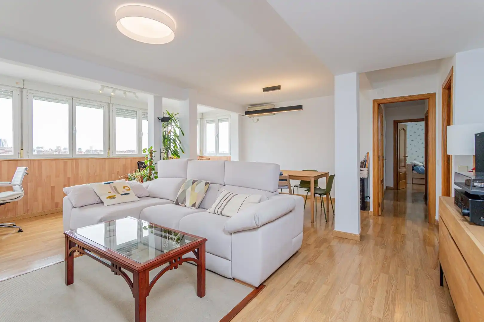 Living room of Flat for sale in  Madrid Capital  with Air Conditioner