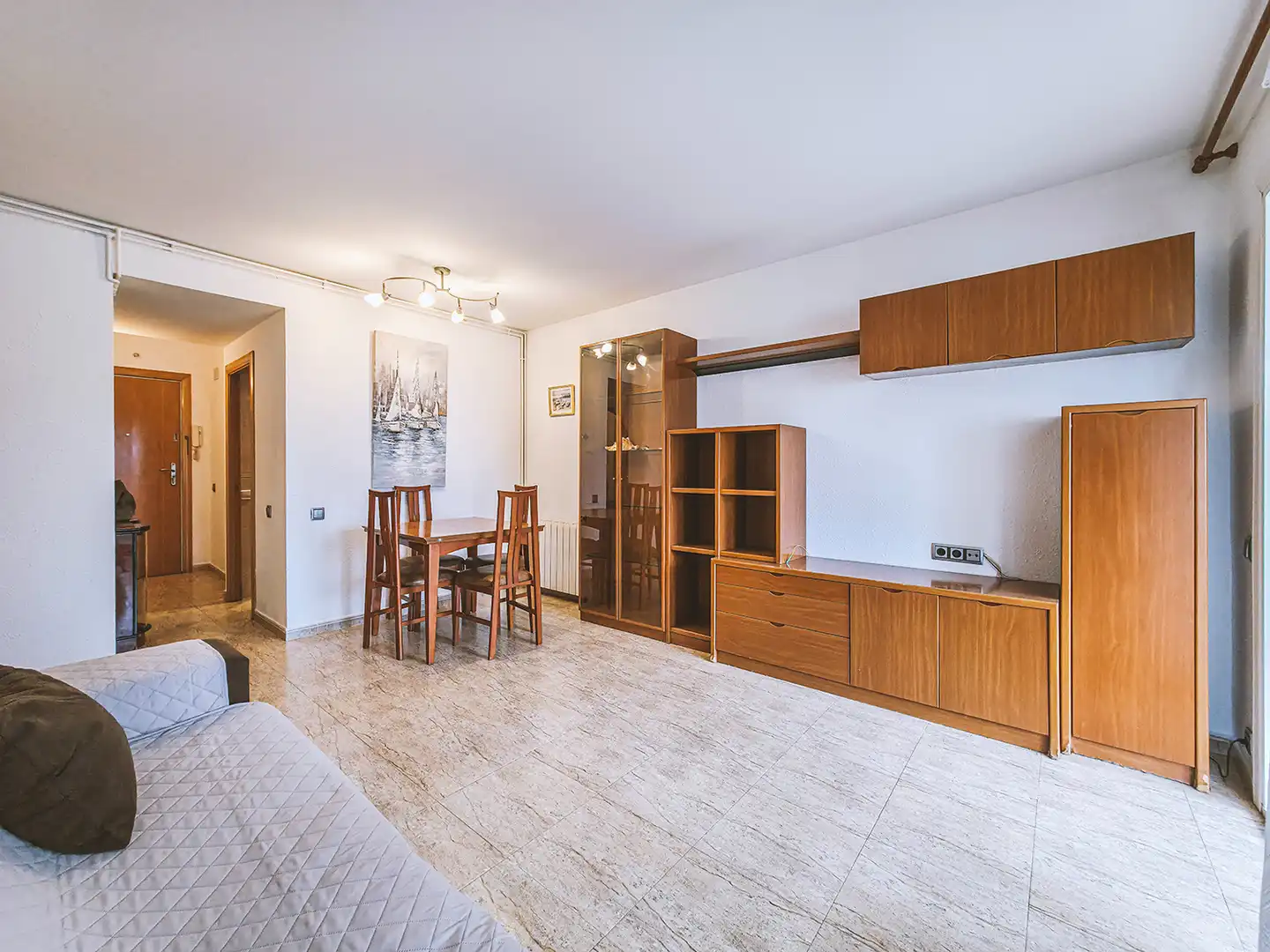 Living room of Flat for rent in Sant Pol de Mar  with Heating, Furnished and Oven