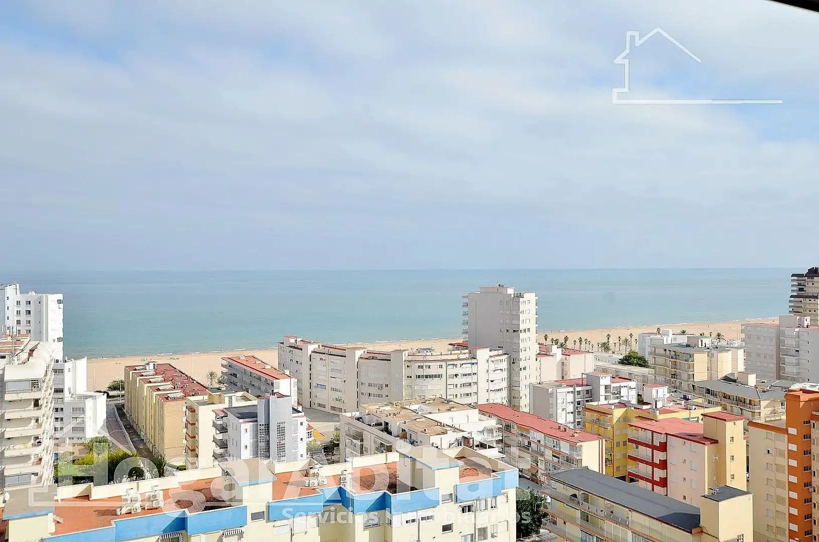 Bedroom of Flat for sale in Gandia  with Air Conditioner, Private garden and Community pool
