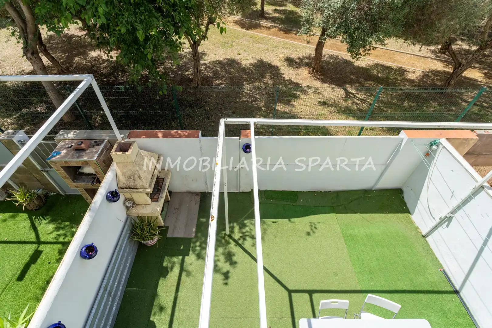 Terrace of Detached homes for sale in Espartinas  with Air Conditioner and Heating