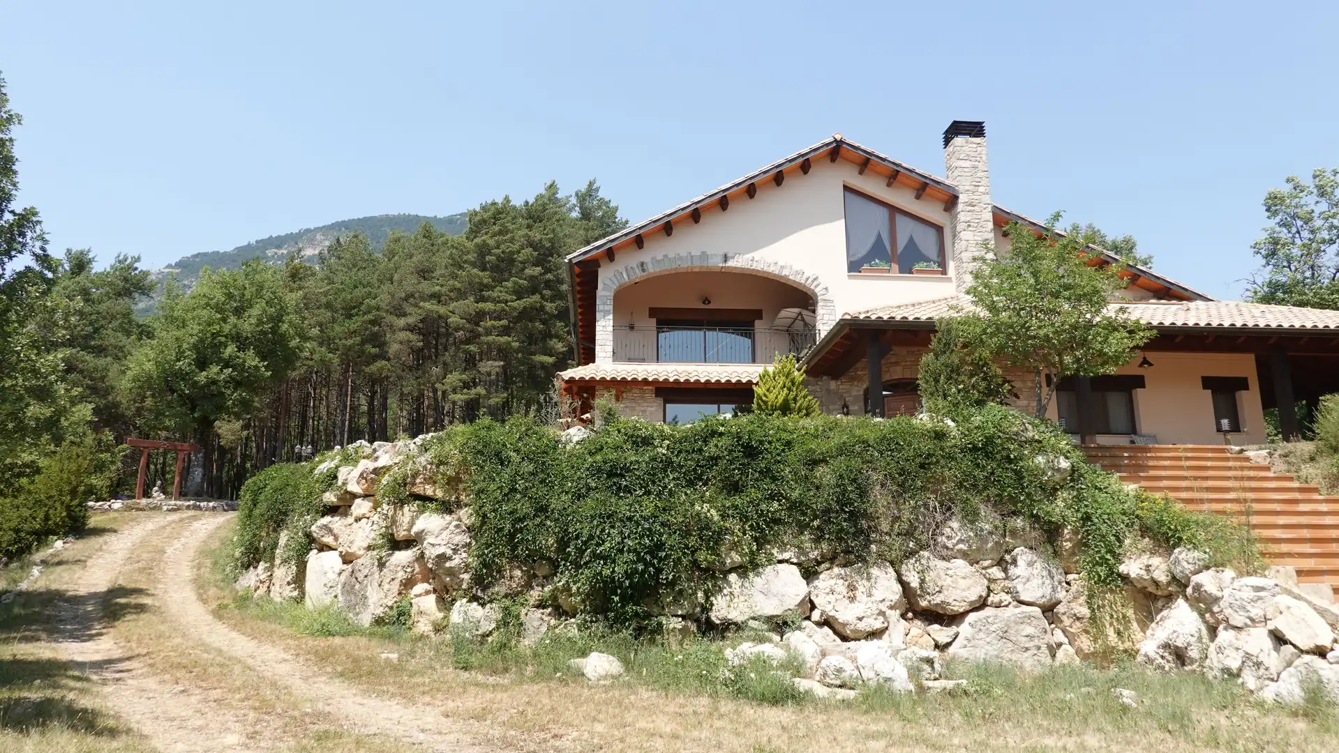 Vista exterior de Casa o chalet en venta en Guixers con Calefacción, Jardín privado y Terraza