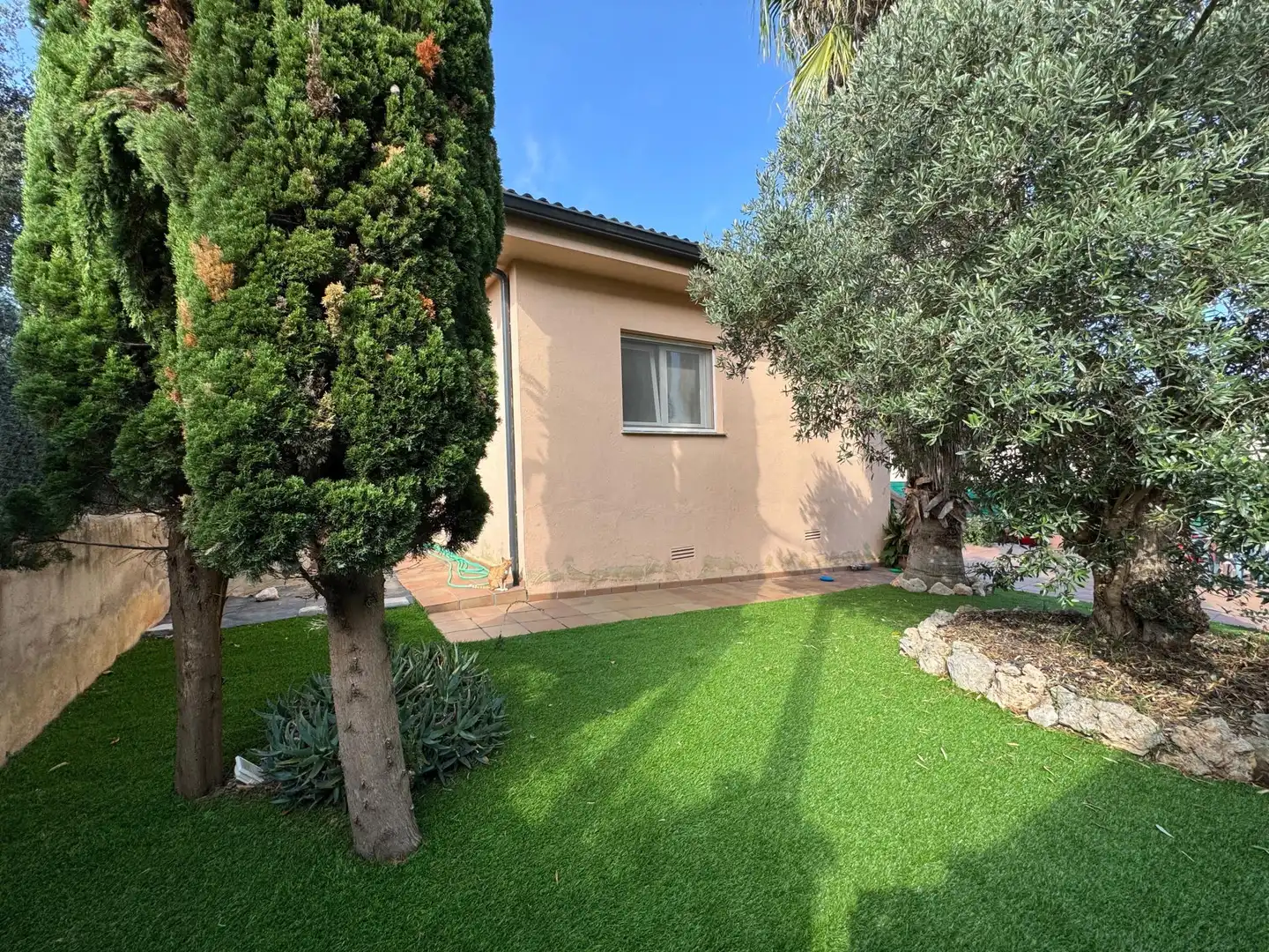 Garden of Houses for sale in Caldes de Malavella  with Air Conditioner, Terrace and Swimming Pool