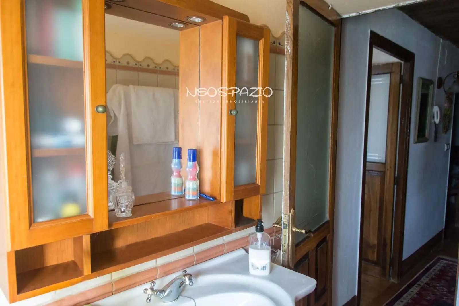Badezimmer von Haus oder Chalet zum Verkauf in Monterroso mit Heizung und Möbliert