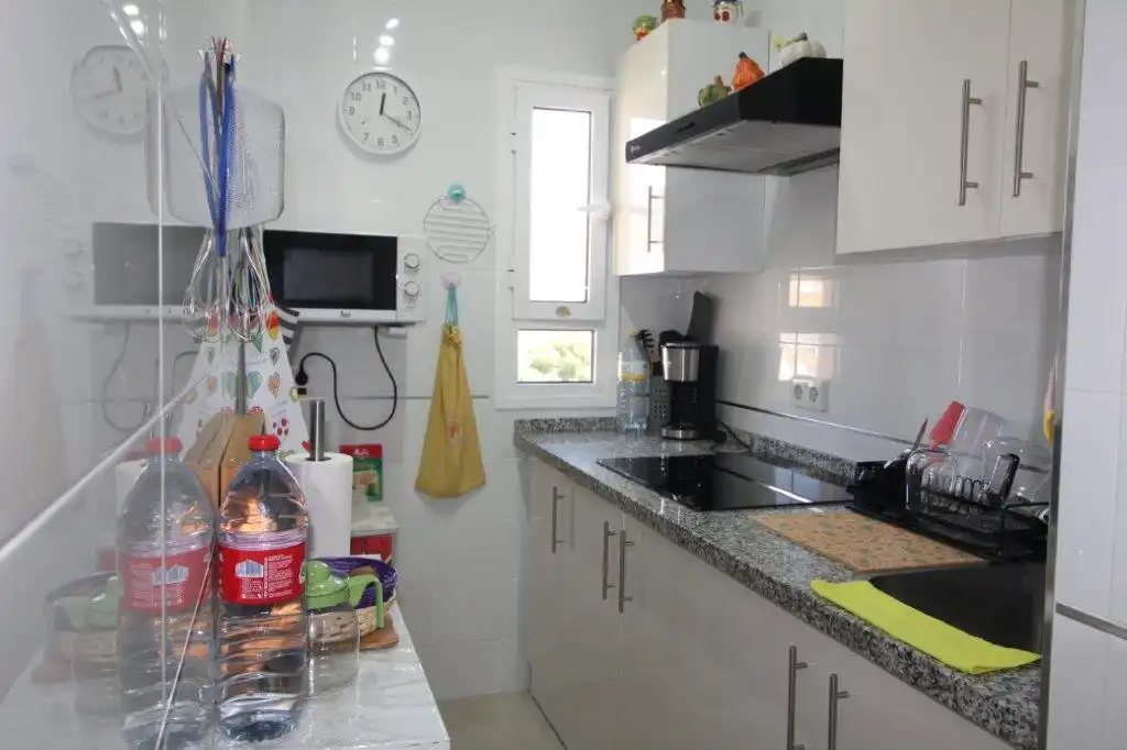 Cocina de Apartamento en venta en Benalmádena con Aire acondicionado, Terraza y Amueblado