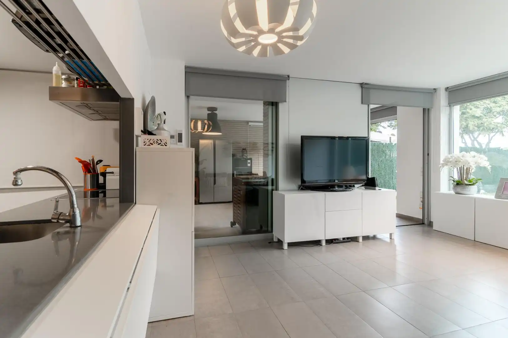 Sala d'estar de Apartament en venda en Oropesa del Mar / Orpesa amb Aire condicionat, Jardí privat i Terrassa
