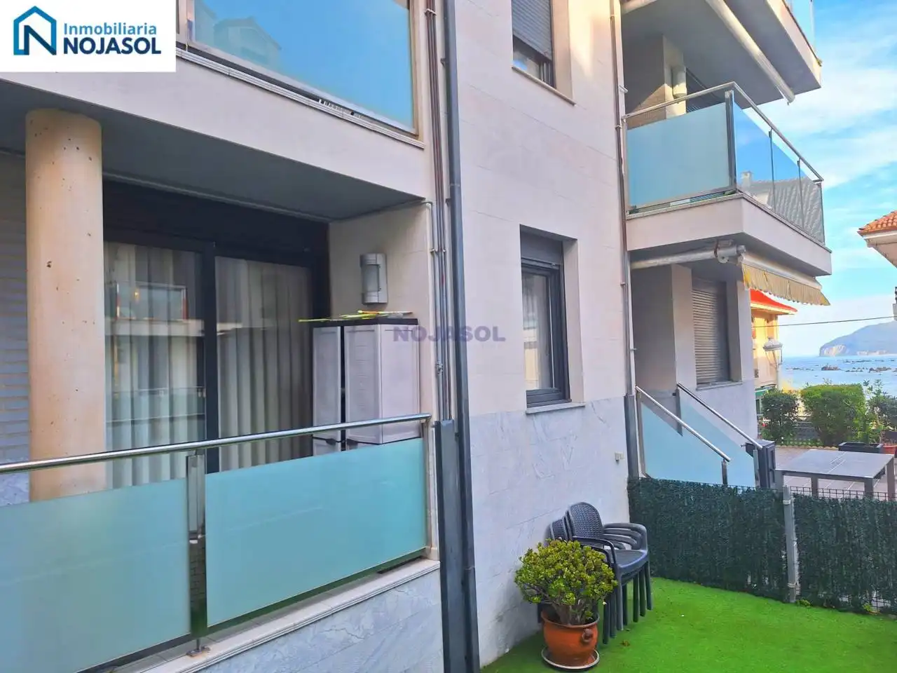Terrasse von Wohnungen zur Miete in Noja mit Heizung, Privatgarten und Terrasse