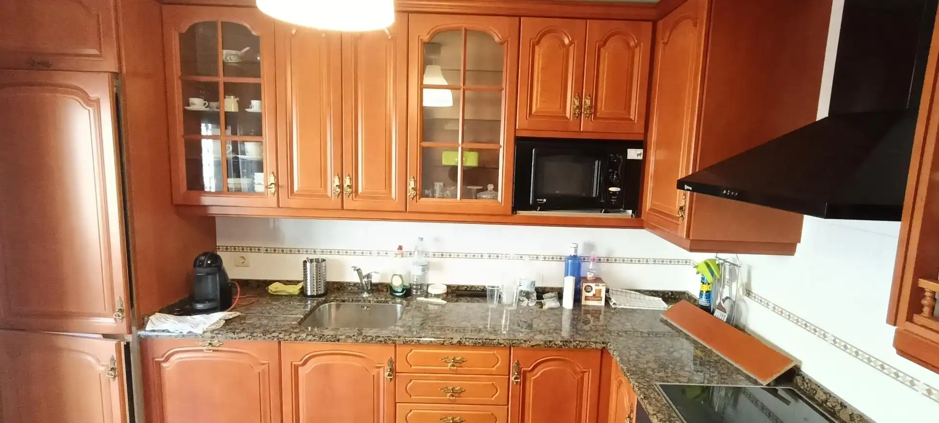 Küche von Einfamilien-Reihenhaus zum Verkauf in Cogollos mit Heizung und Privatgarten