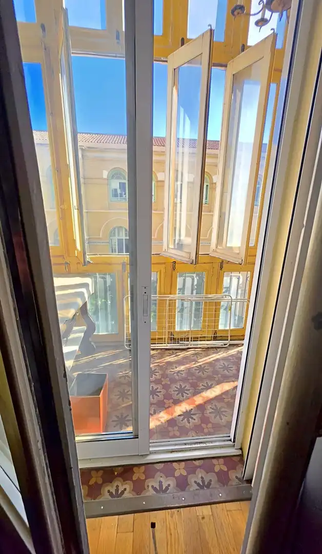 Terraza de Piso de alquiler en Zaragoza con Aire acondicionado, Calefacción y Parquet