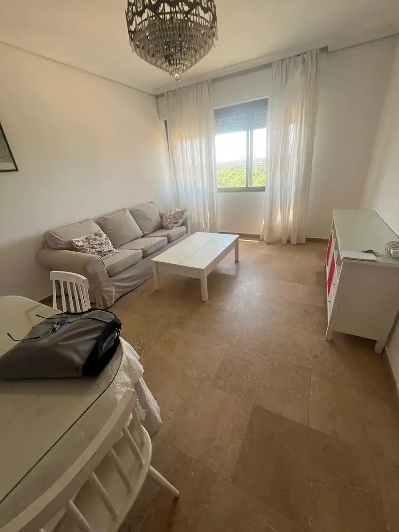 Sala de estar de Piso de alquiler en Sevilla con Aire acondicionado, Calefacción y Terraza