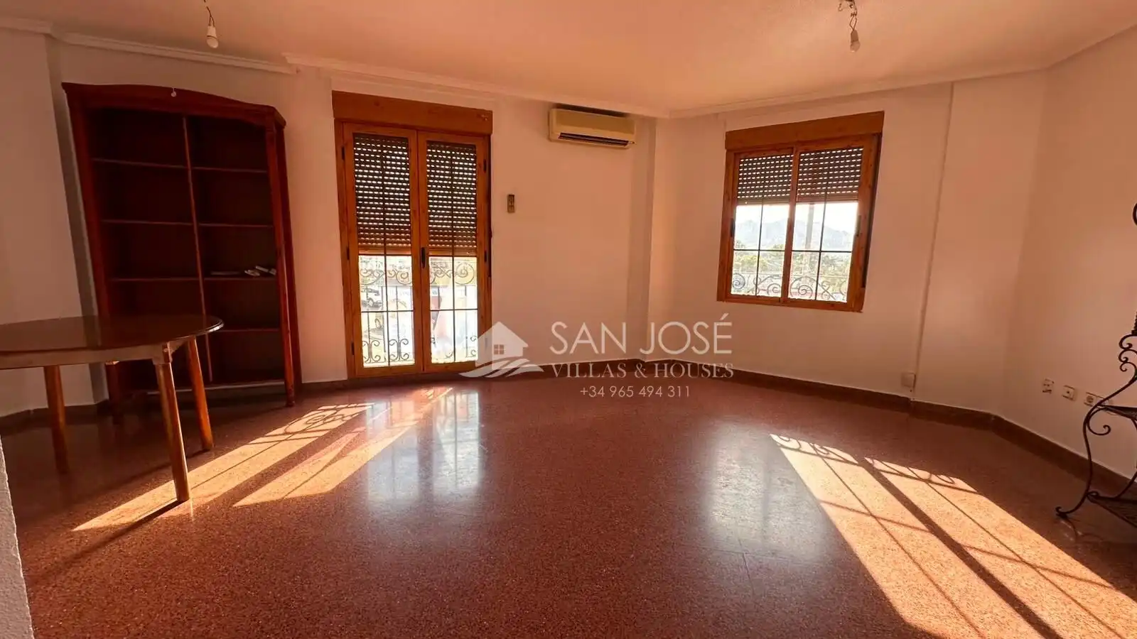 Sala d'estar de Casa o xalet en venda en Aspe amb Aire condicionat i Balcó
