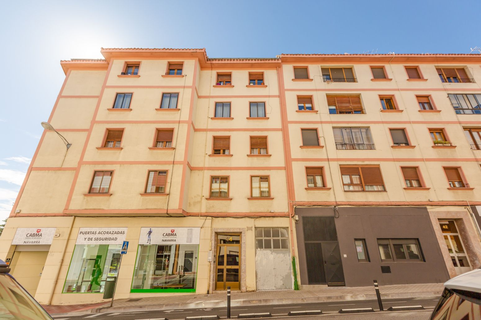 Exterior view of Flat for sale in  Pamplona / Iruña  with Heating, Parquet flooring and Storage room