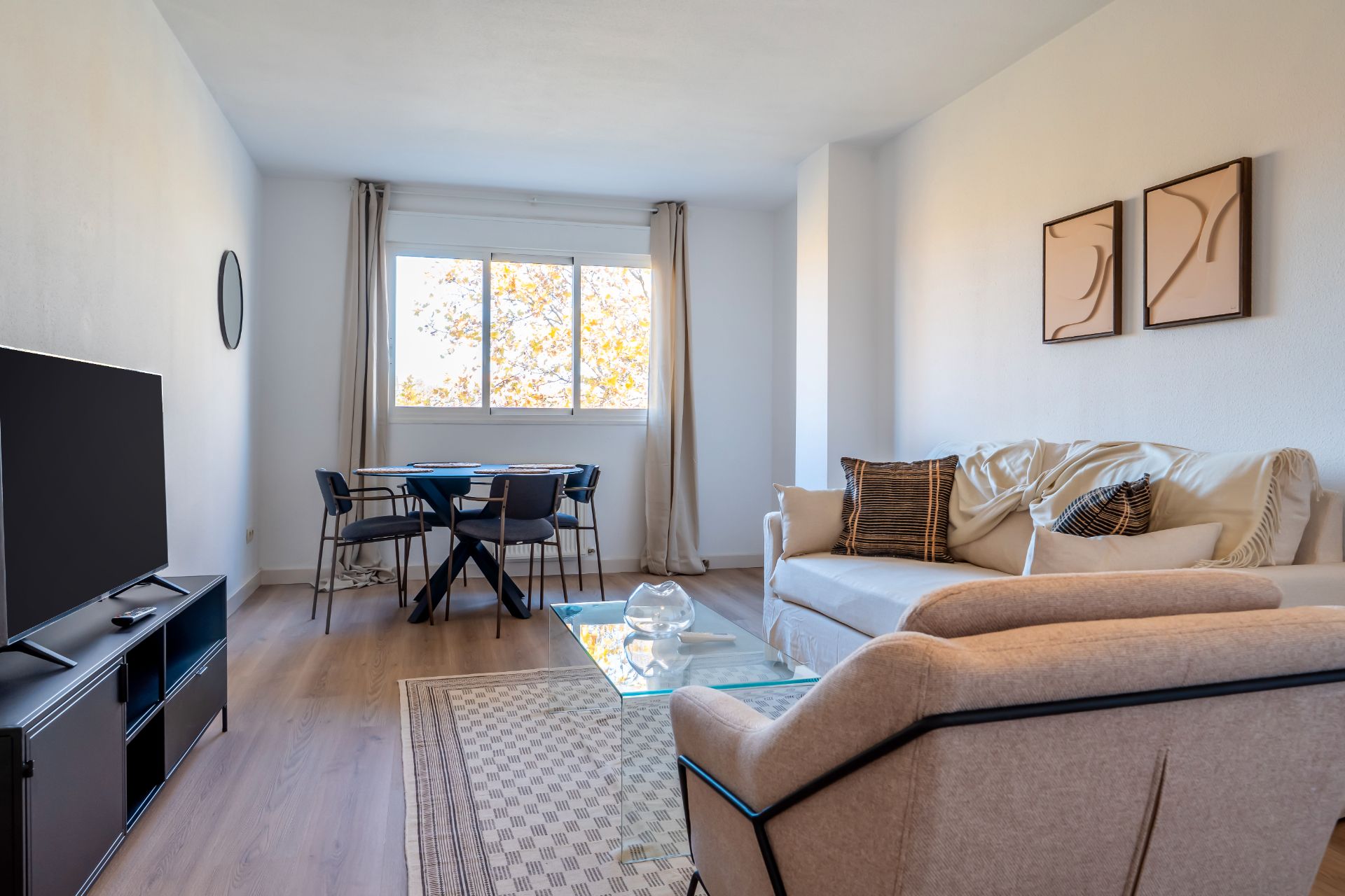 Sala de estar de Piso de alquiler en Rivas-Vaciamadrid con Aire acondicionado, Calefacción y Trastero