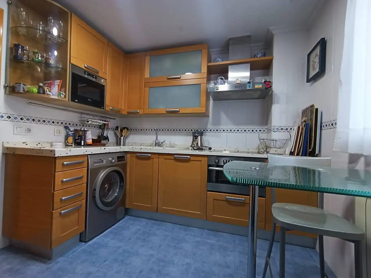 Küche von Wohnung zum Verkauf in Burgos mit Heizung, Parkett und Terrasse