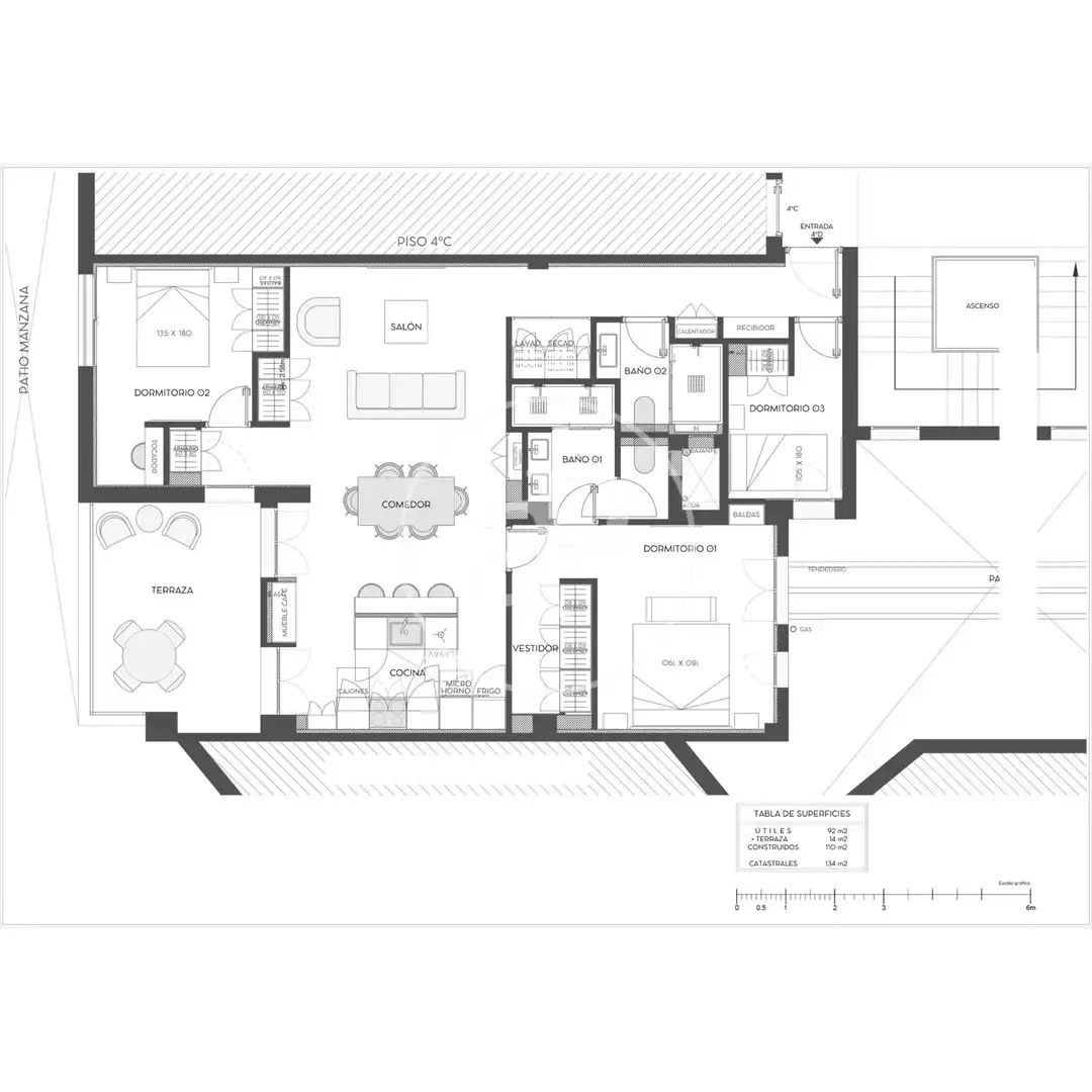 Piso en venta en Madrid con Aire acondicionado, Calefacción y Terraza