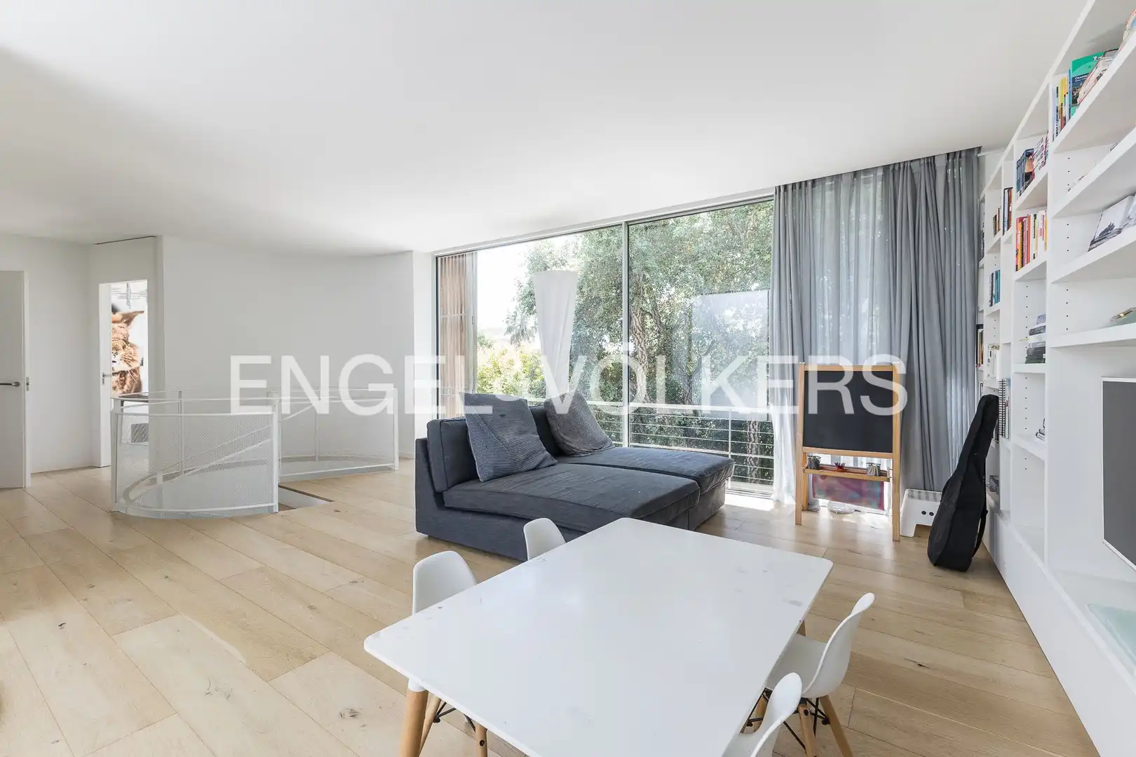 Living room of Houses for rent in Castelldefels  with Air Conditioner, Heating and Private garden