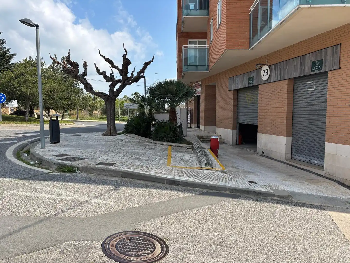 Parking of Commercial properties for sale in Alforja
