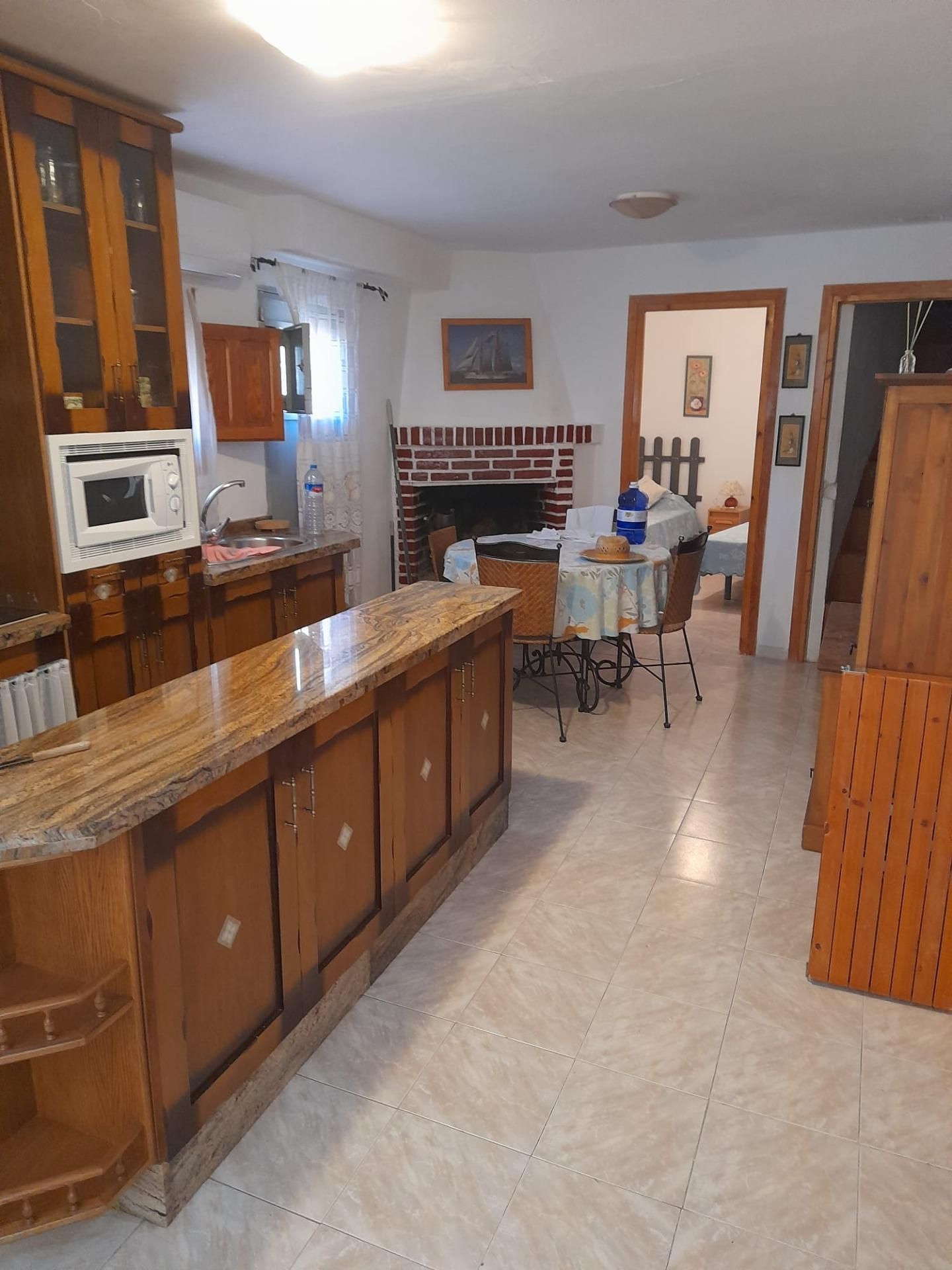 Cuina de Casa o xalet en venda en Torvizcón amb Aire condicionat i Terrassa