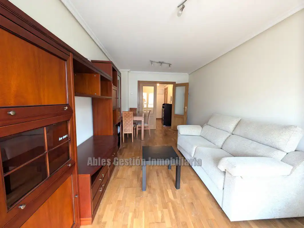 Sala de estar de Piso de alquiler en Siero con Calefacción, Parquet y Trastero