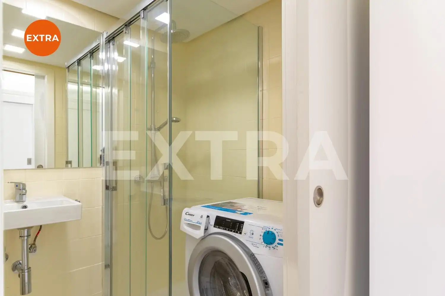 Badezimmer von Wohnungen zur Miete in Madrid mit Klimaanlage, Heizung und Möbliert