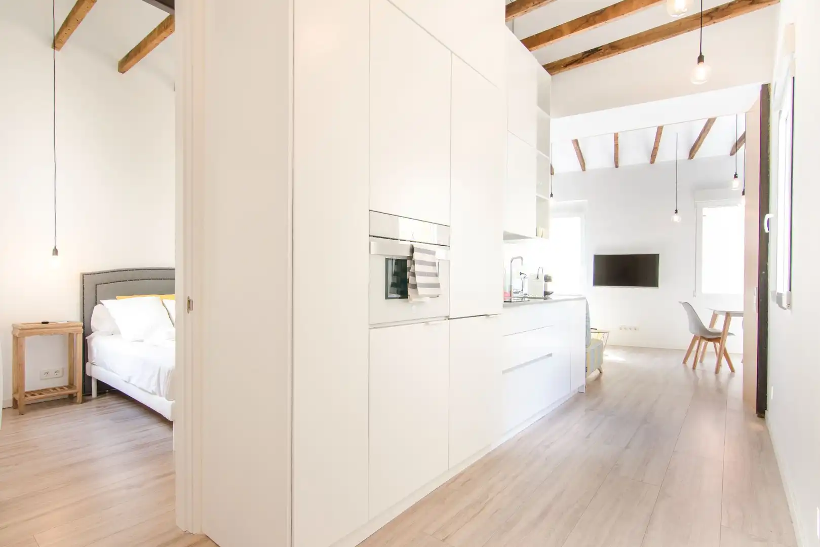 Cocina de Ático en venta en Madrid con Calefacción y Amueblado