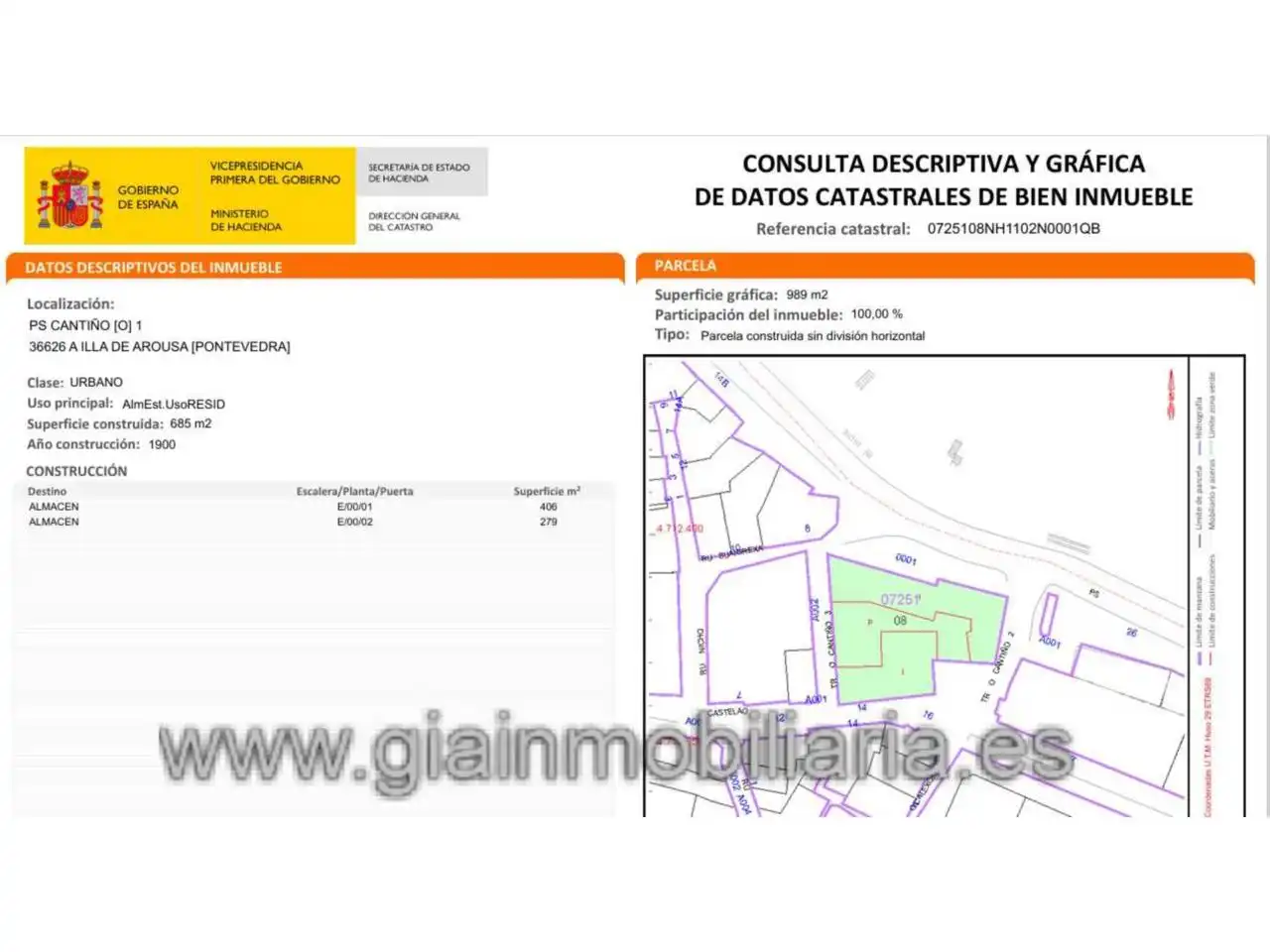 Residential for sale in A Illa de Arousa 