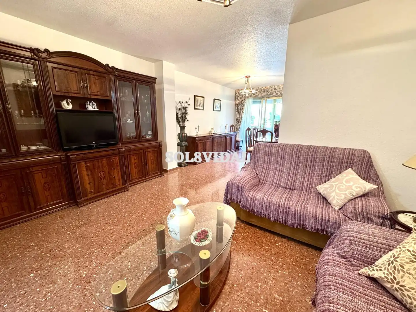 Wohnzimmer von Wohnung zur Miete in Orihuela mit Möbliert und Balkon