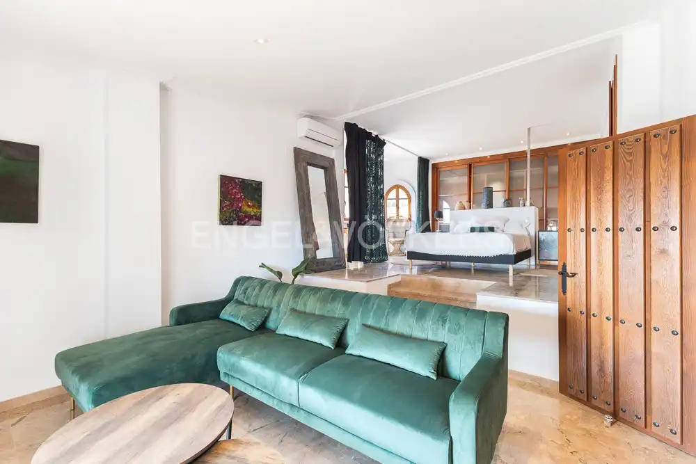 Sala de estar de Casa o chalet de alquiler en Manises con Aire acondicionado, Calefacción y Jardín privado