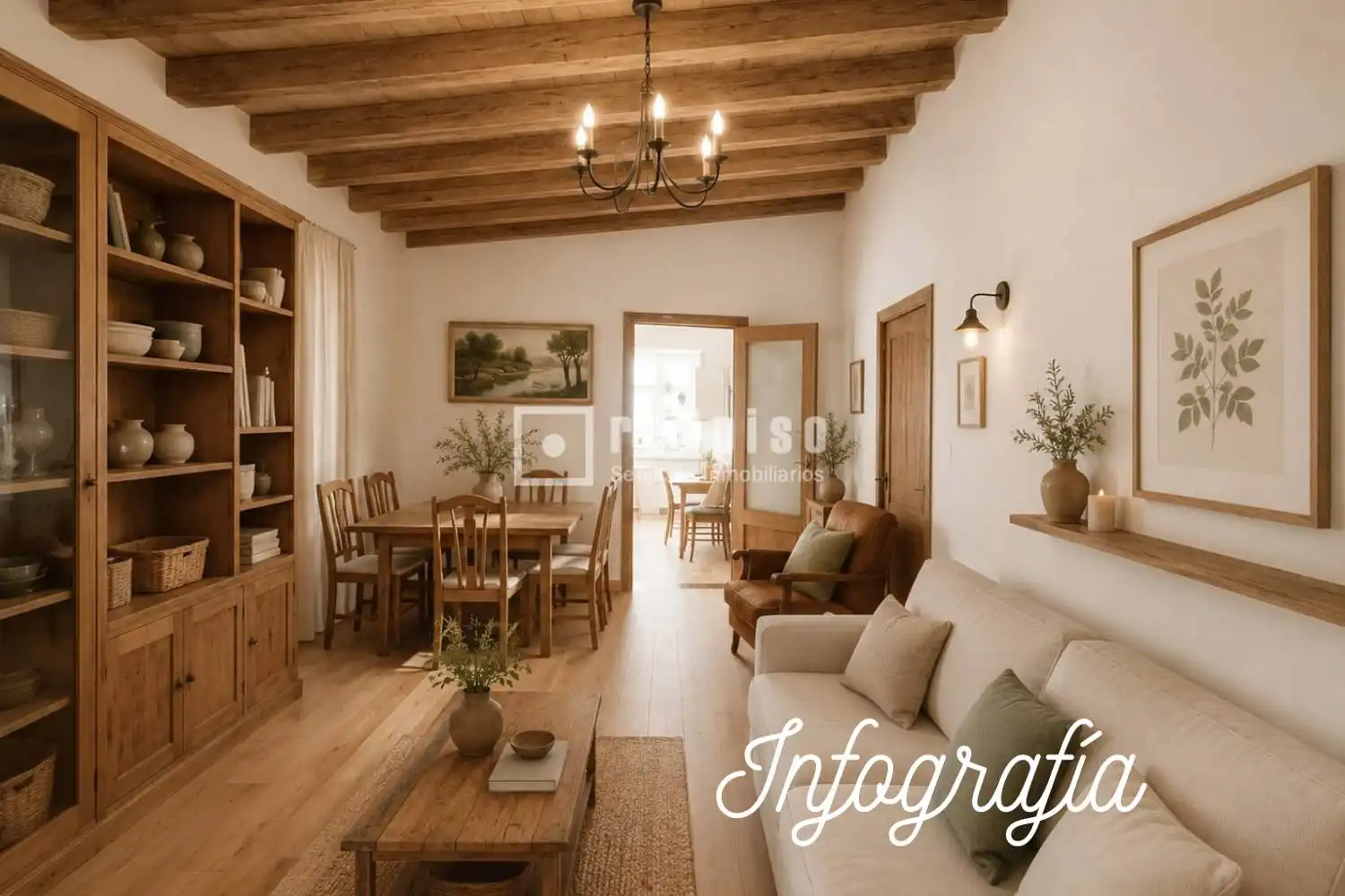 Living room of Houses for sale in Almogía  with Terrace, Storage room and Swimming Pool