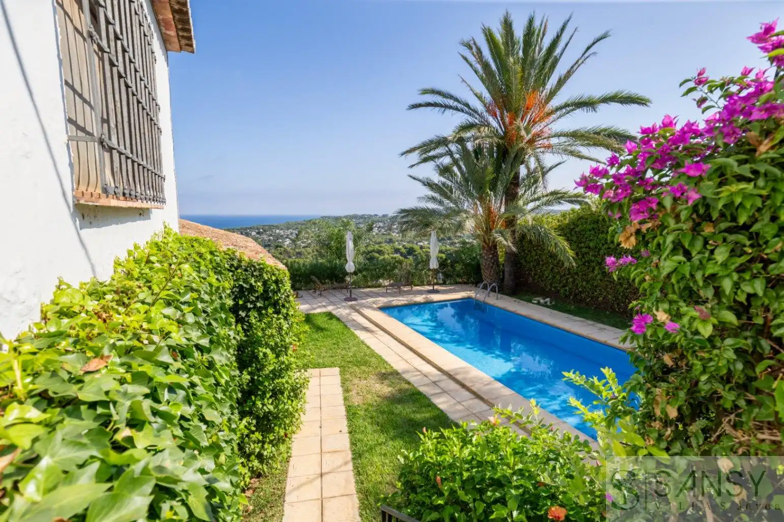 Garden of Houses for sale in Jávea / Xàbia  with Heating and Swimming Pool