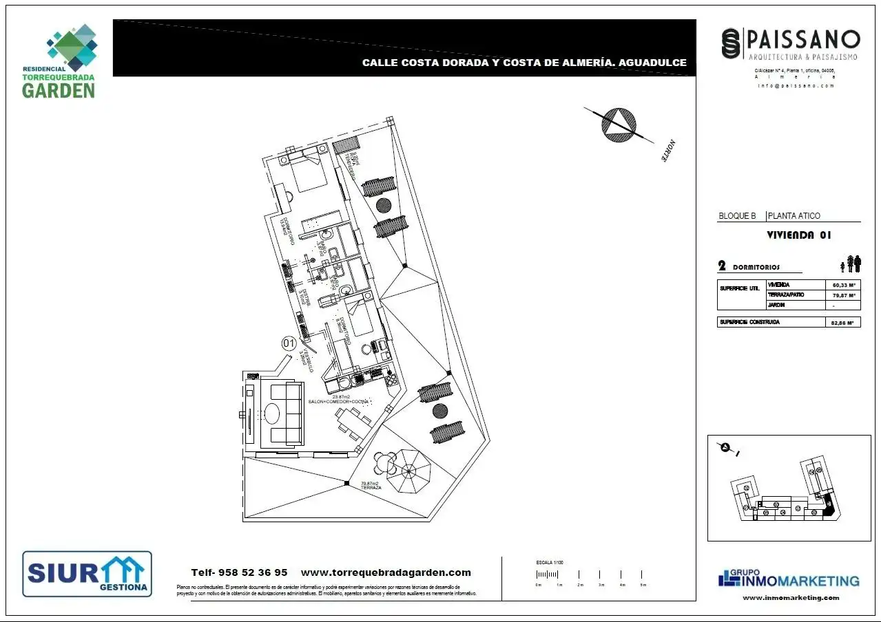 Pis en venda en Roquetas de Mar amb Terrassa i Piscina comunitària