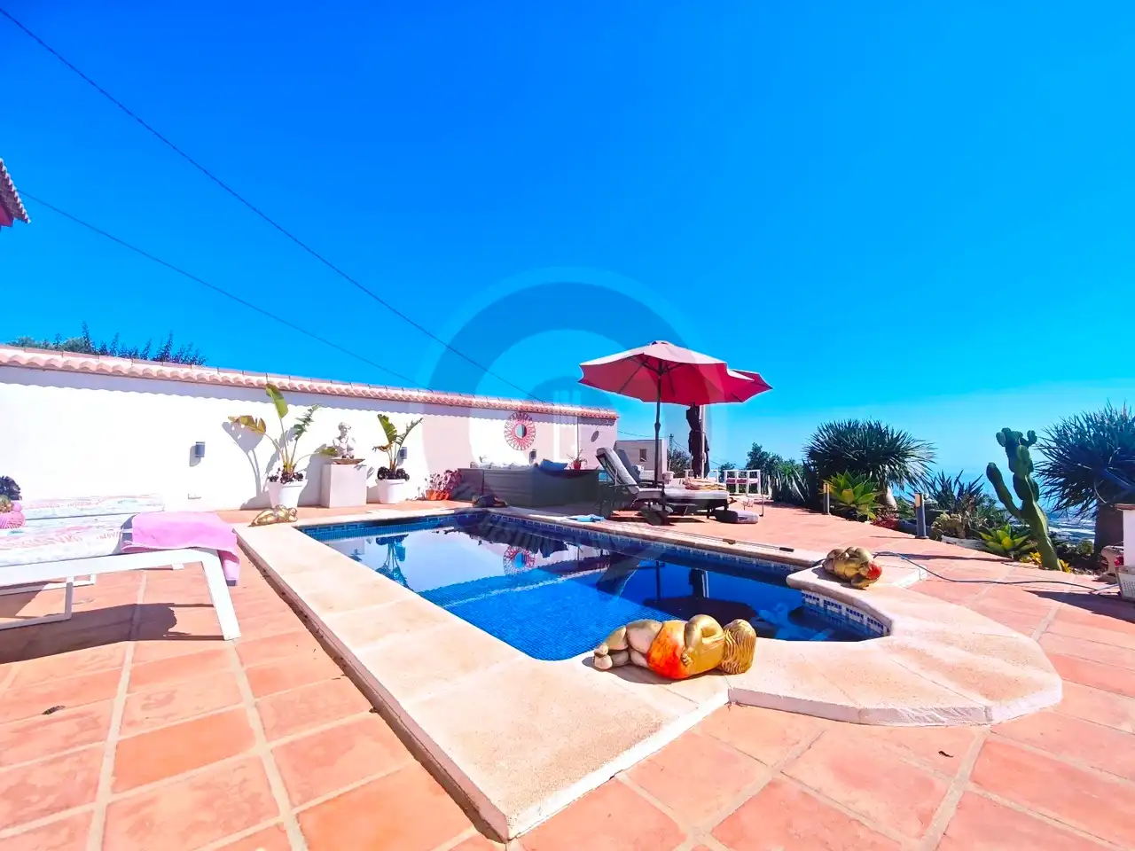 Vista exterior de Casa o chalet en venta en Arenas con Aire acondicionado, Jardín privado y Terraza