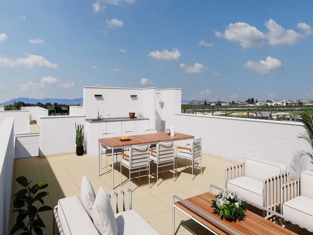 Terrassa de Casa o xalet en venda en Torre-Pacheco amb Piscina