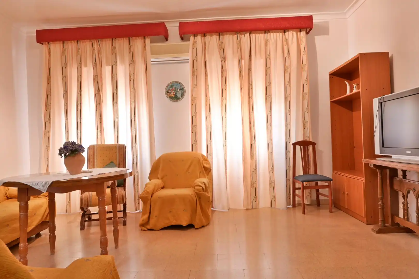Sala d'estar de Pis en venda en Azuaga amb Aire condicionat, Terrassa i Moblat
