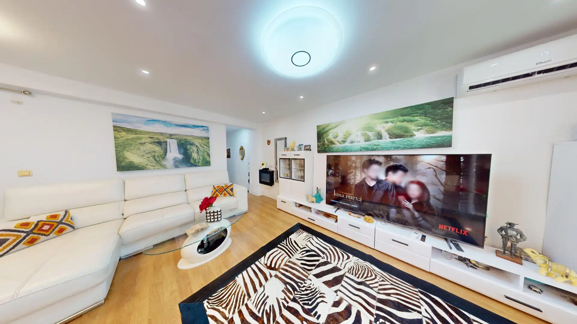 Living room of Flat for sale in Alicante / Alacant  with Air Conditioner, Private garden and Terrace