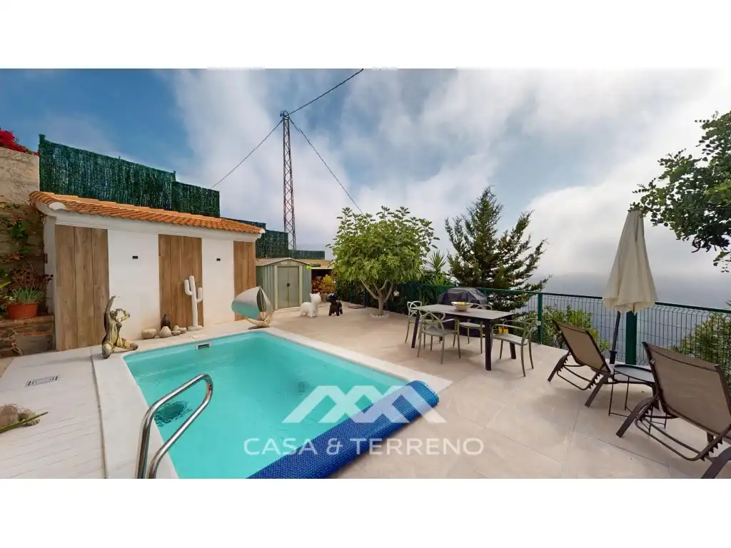 Terrassa de Casa o xalet en venda en Arenas amb Aire condicionat, Jardí privat i Terrassa