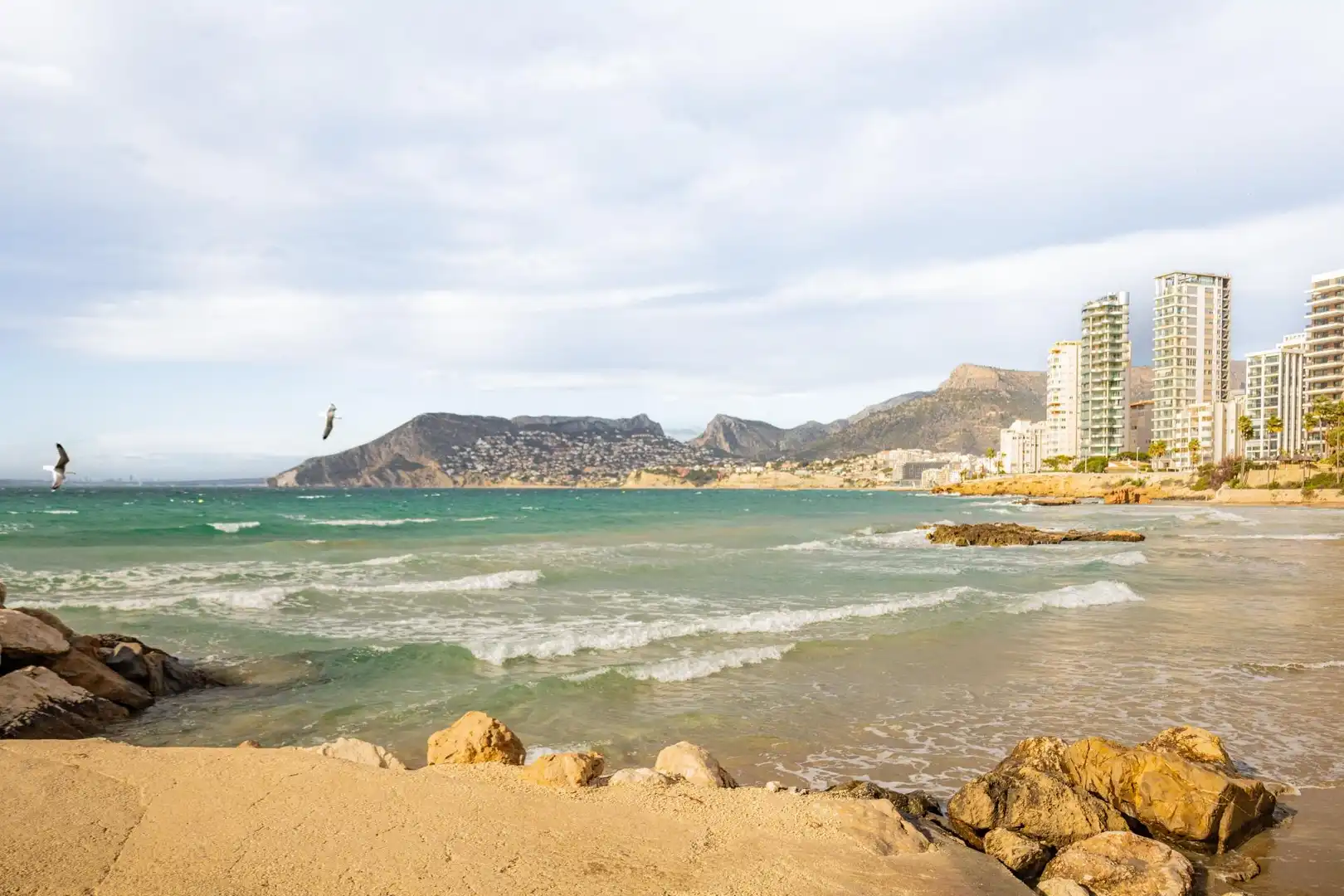 Exterior view of Apartments for rent in Calpe / Calp  with Air Conditioner, Parquet flooring and Terrace