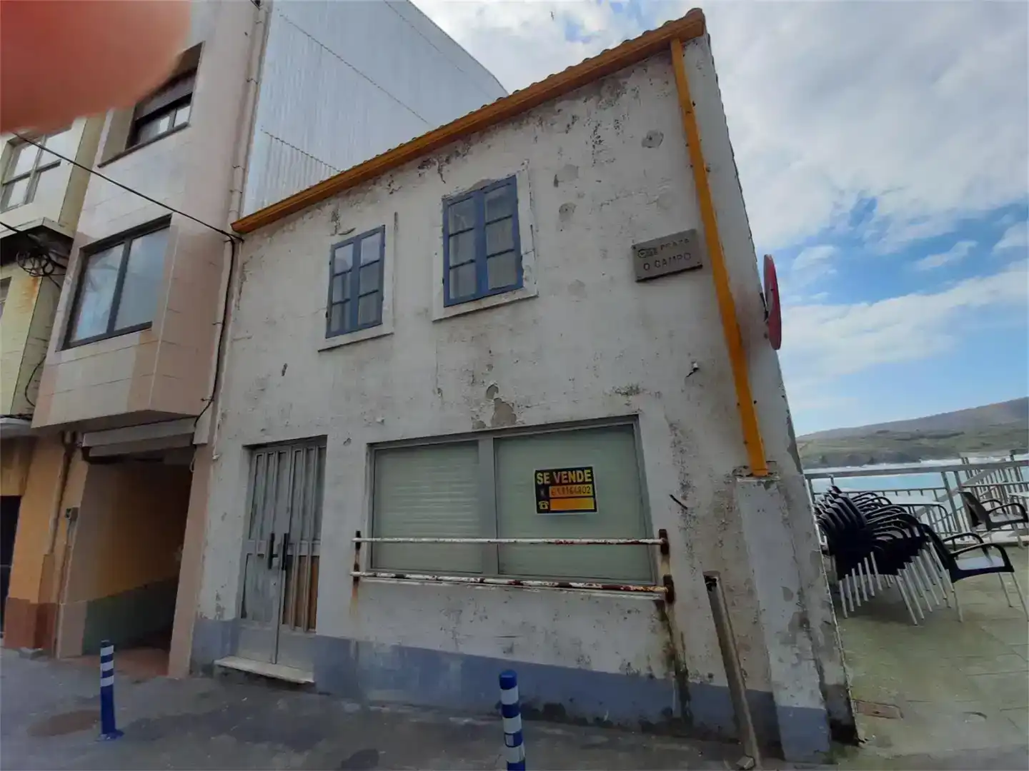 Vista exterior de Casa adosada en venda en Malpica de Bergantiños