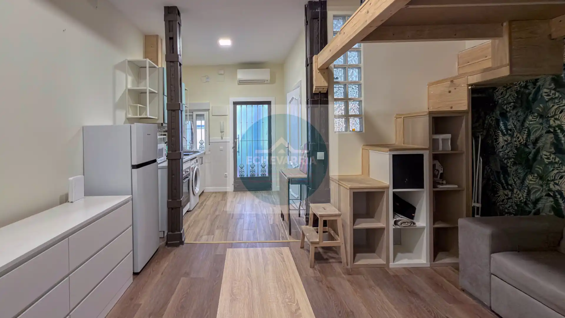 Kitchen of Study for rent in Madrid  with Air Conditioner, Heating and Furnished