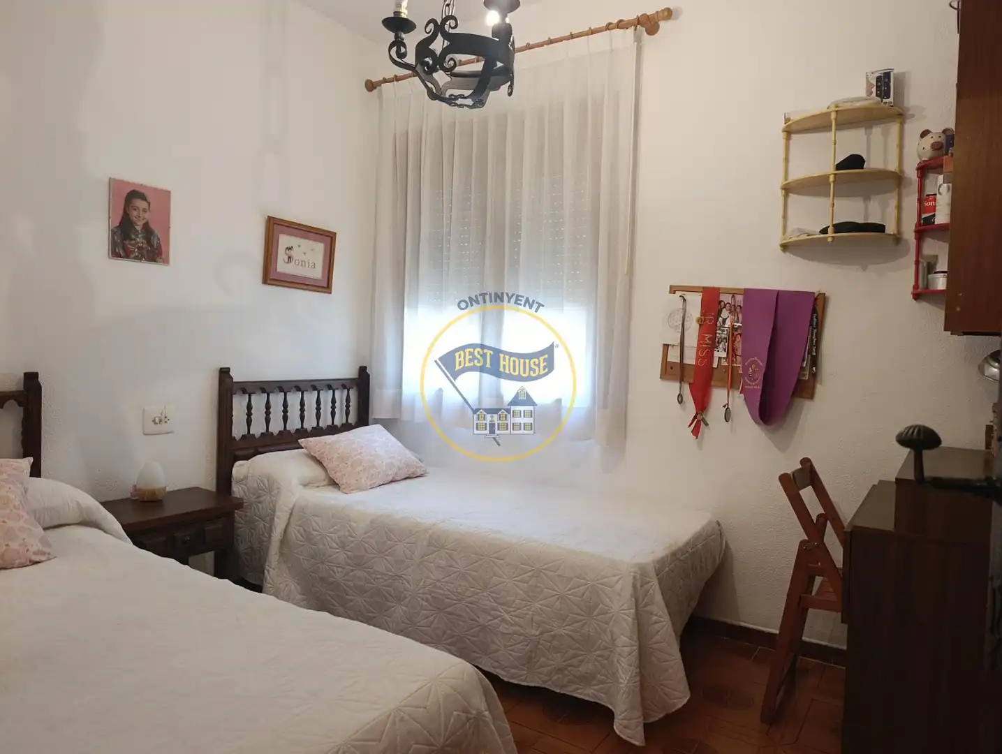 Dormitori de Casa o xalet en venda en Ontinyent amb Aire condicionat, Calefacció i Jardí privat